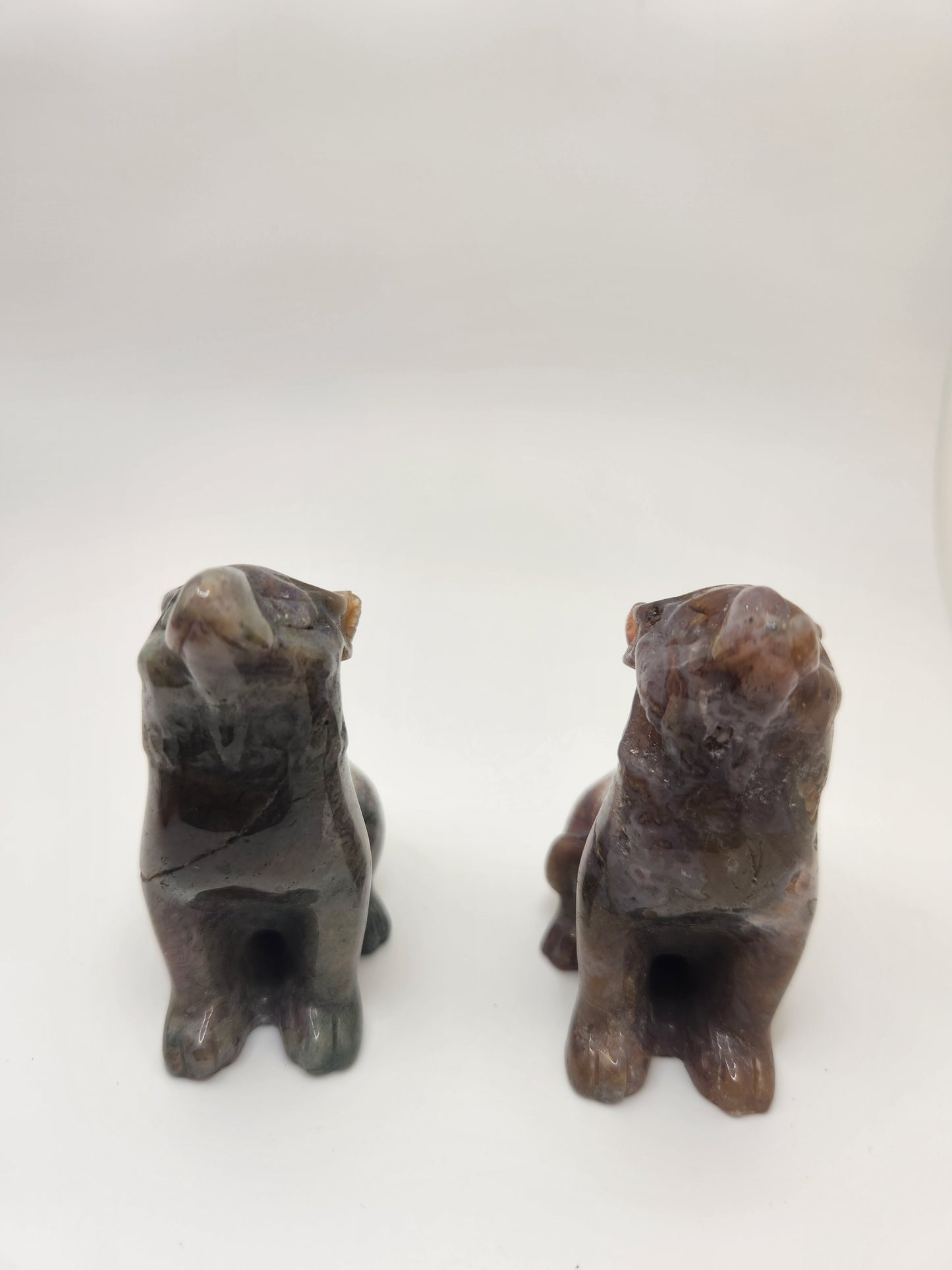 Moss Agate Wolves