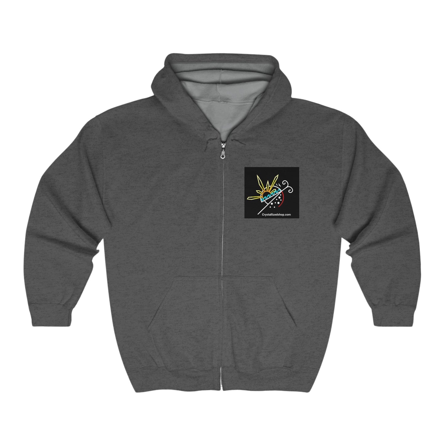 Mermaid Skeleton Zip Sweatshirt