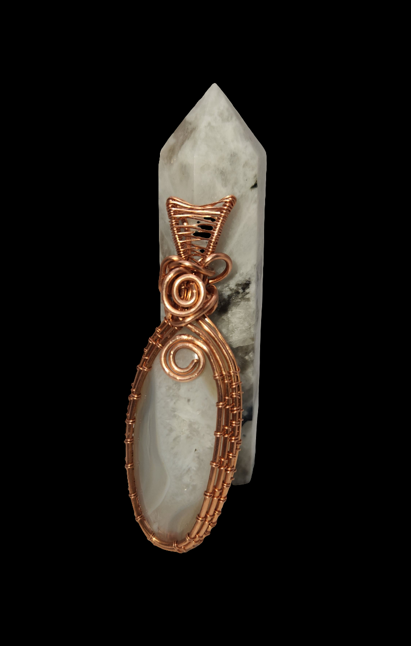 White Agate Necklace