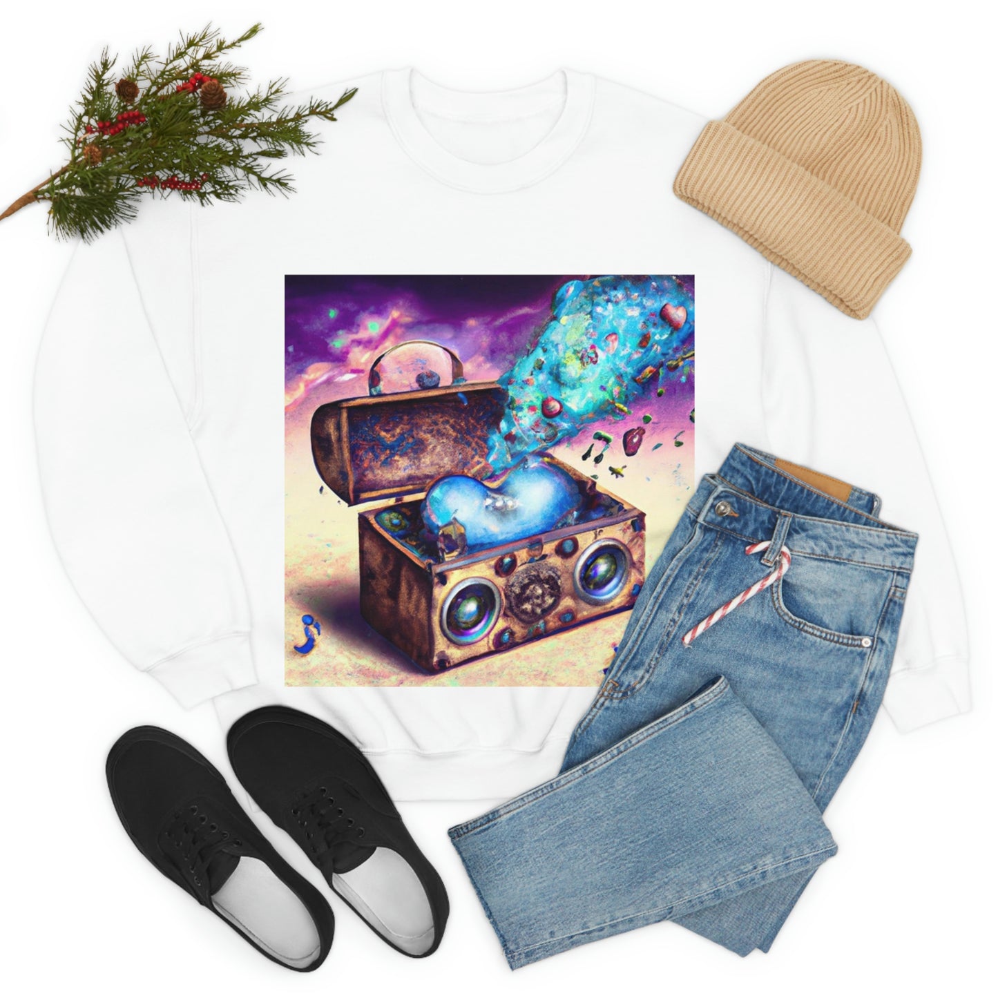 Unisex Heavy Blend™ Crewneck Sweatshirt-Music Lover