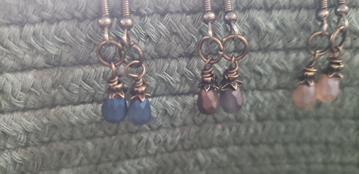 Vintage Glass Earrings