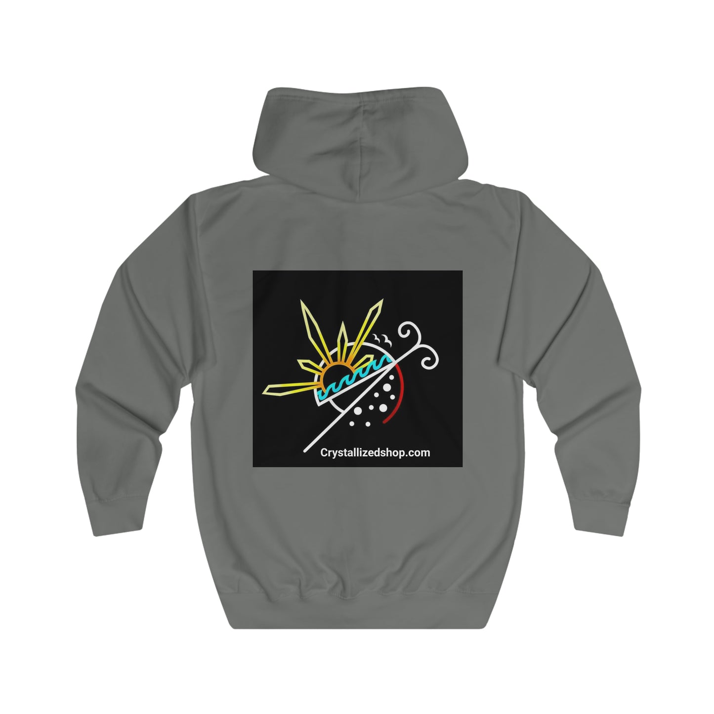 Unisex Full Zip Logo Hoodie