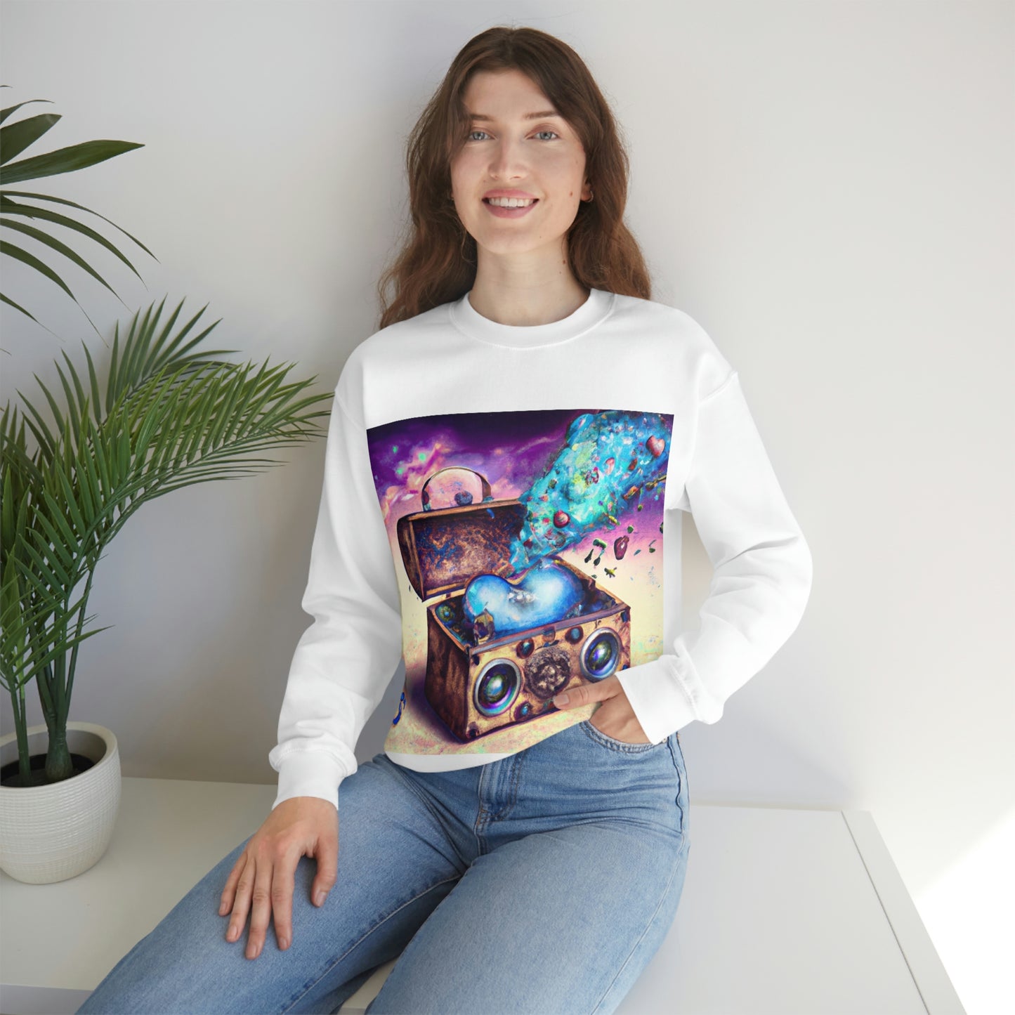 Unisex Heavy Blend™ Crewneck Sweatshirt-Music Lover
