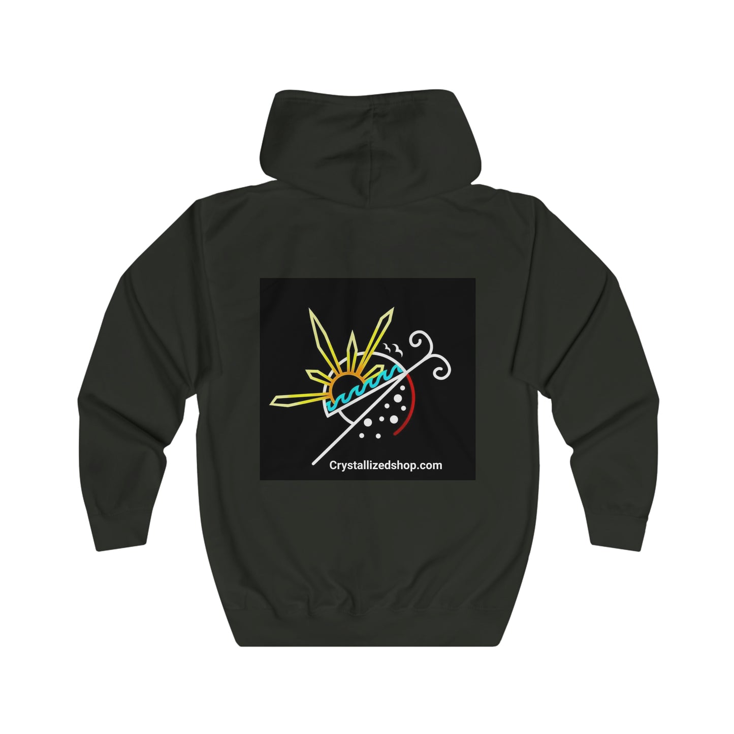 Unisex Full Zip Logo Hoodie