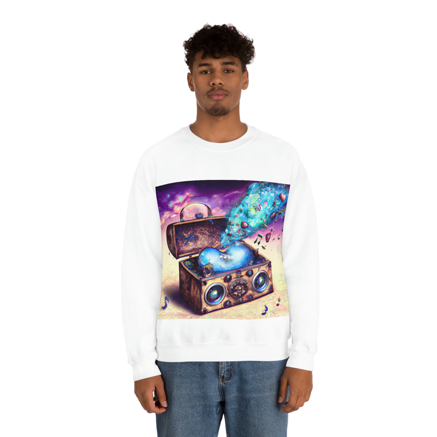 Unisex Heavy Blend™ Crewneck Sweatshirt-Music Lover