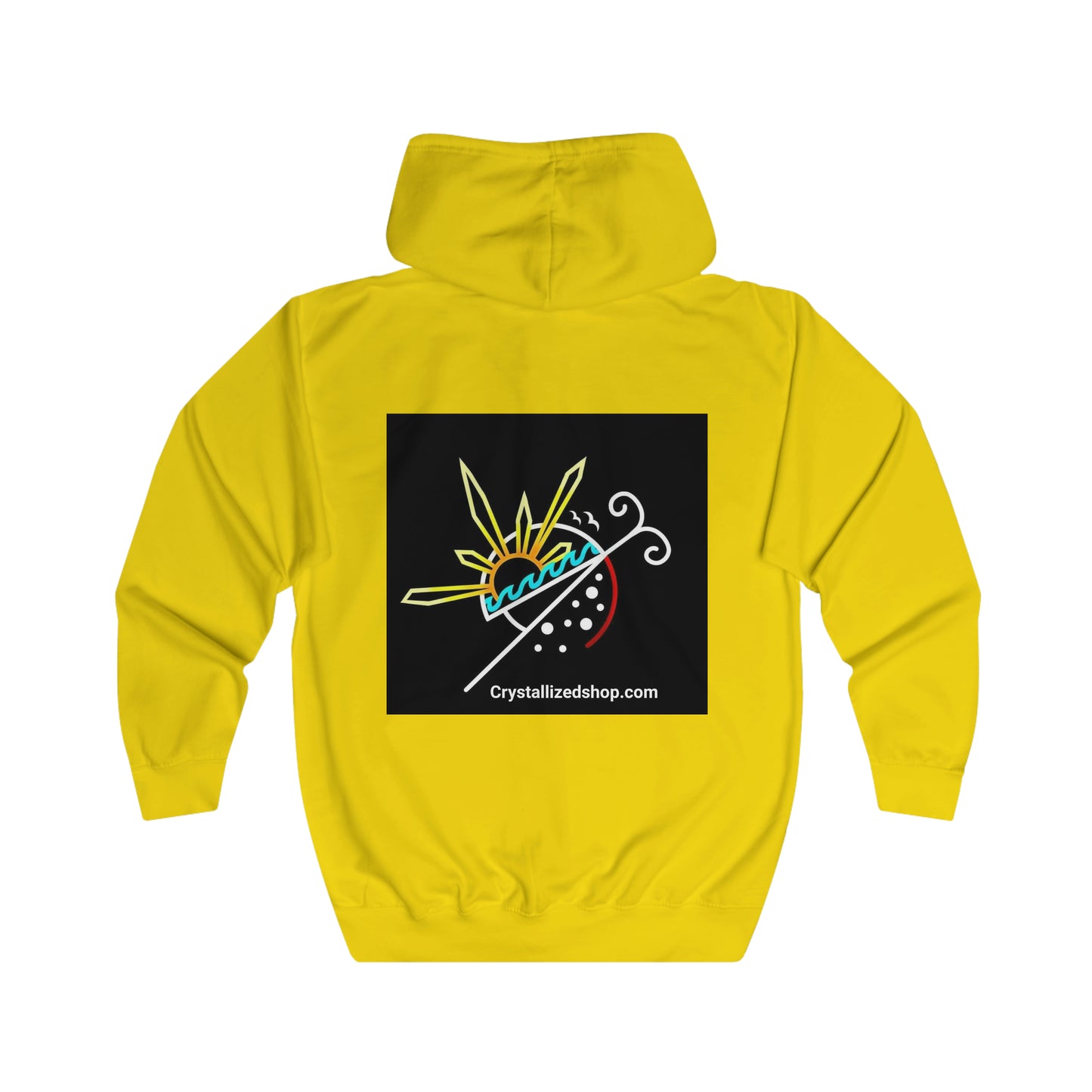 Unisex Full Zip Logo Hoodie
