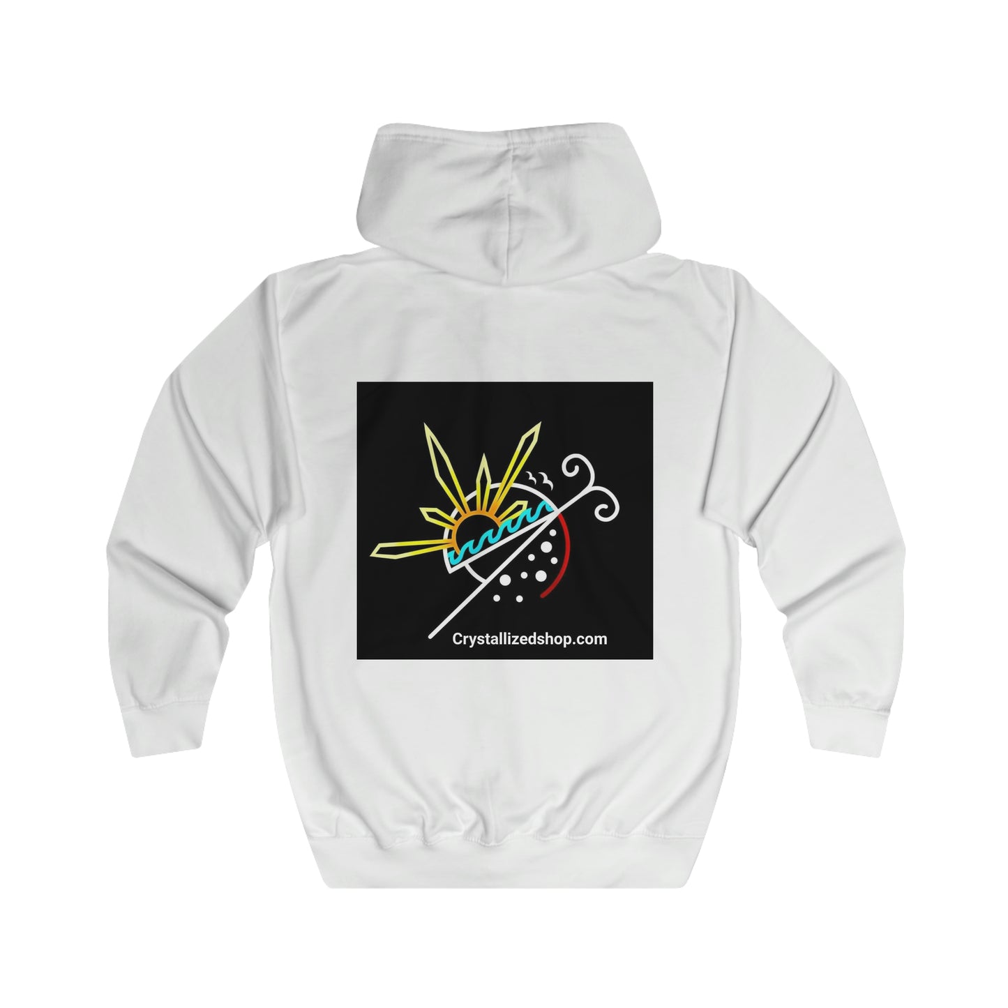 Unisex Full Zip Logo Hoodie
