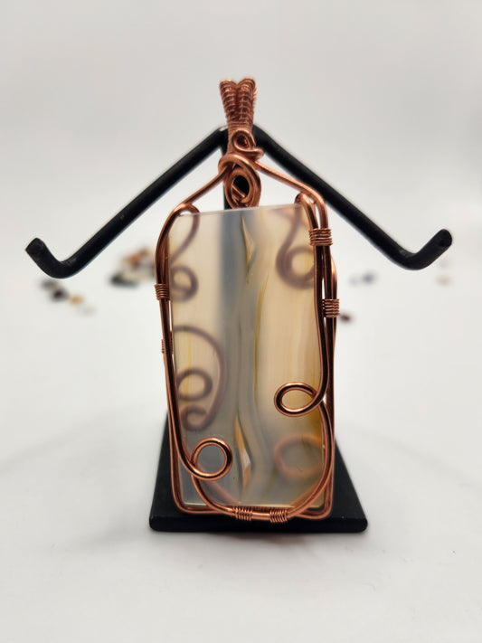 White Agate Necklace