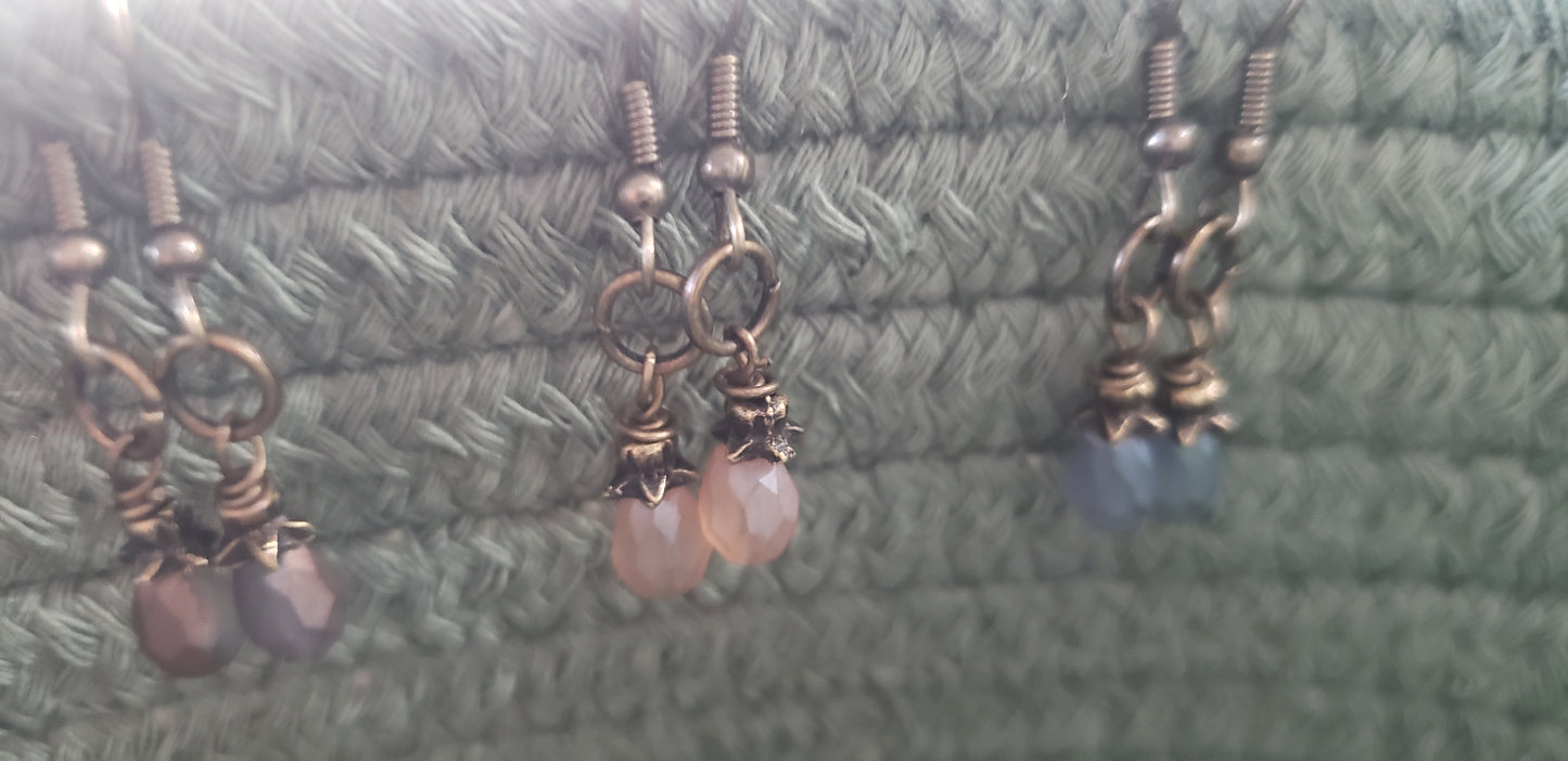 Vintage Glass Earrings