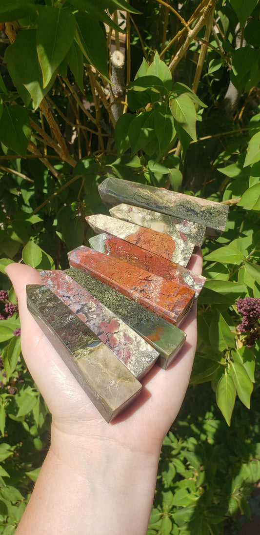Moss Agate Towers