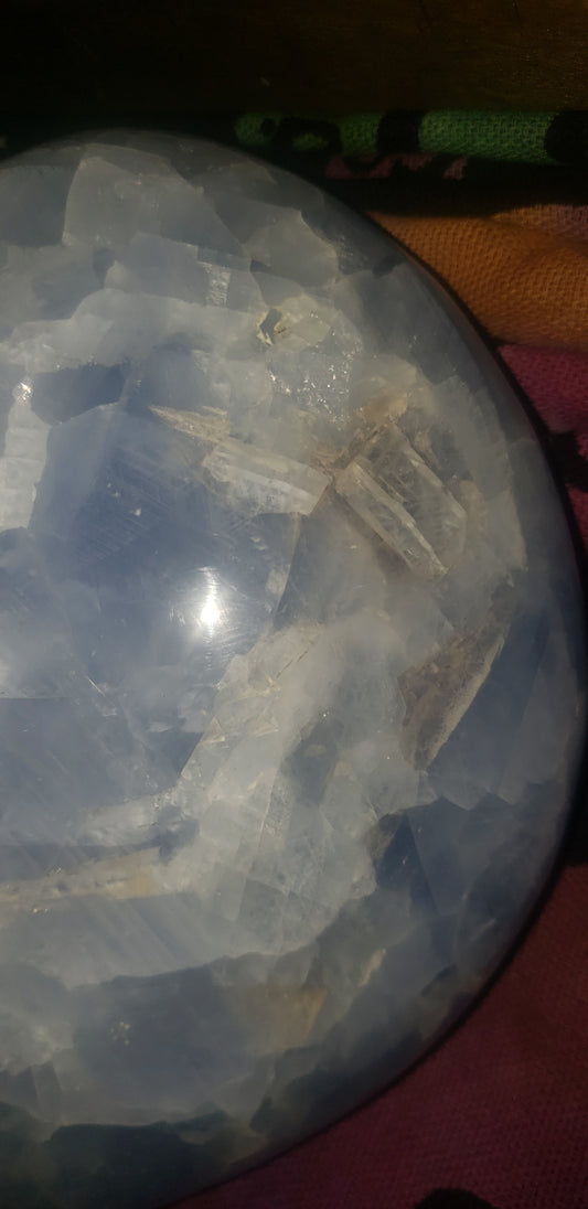 XL Celestite Heart