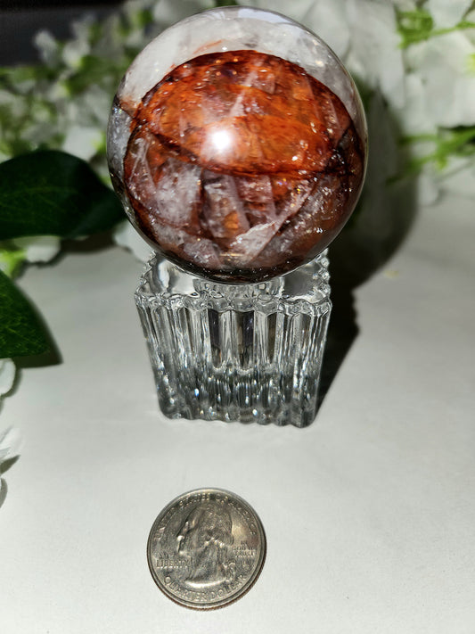 Crystal Filled Sphere Holder