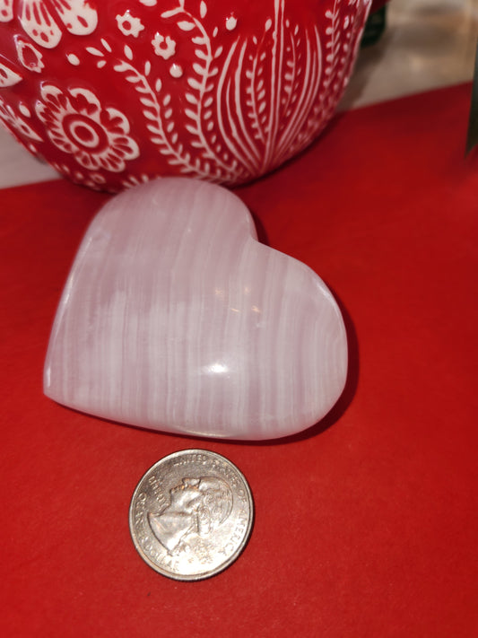 Mangano Calcite Heart