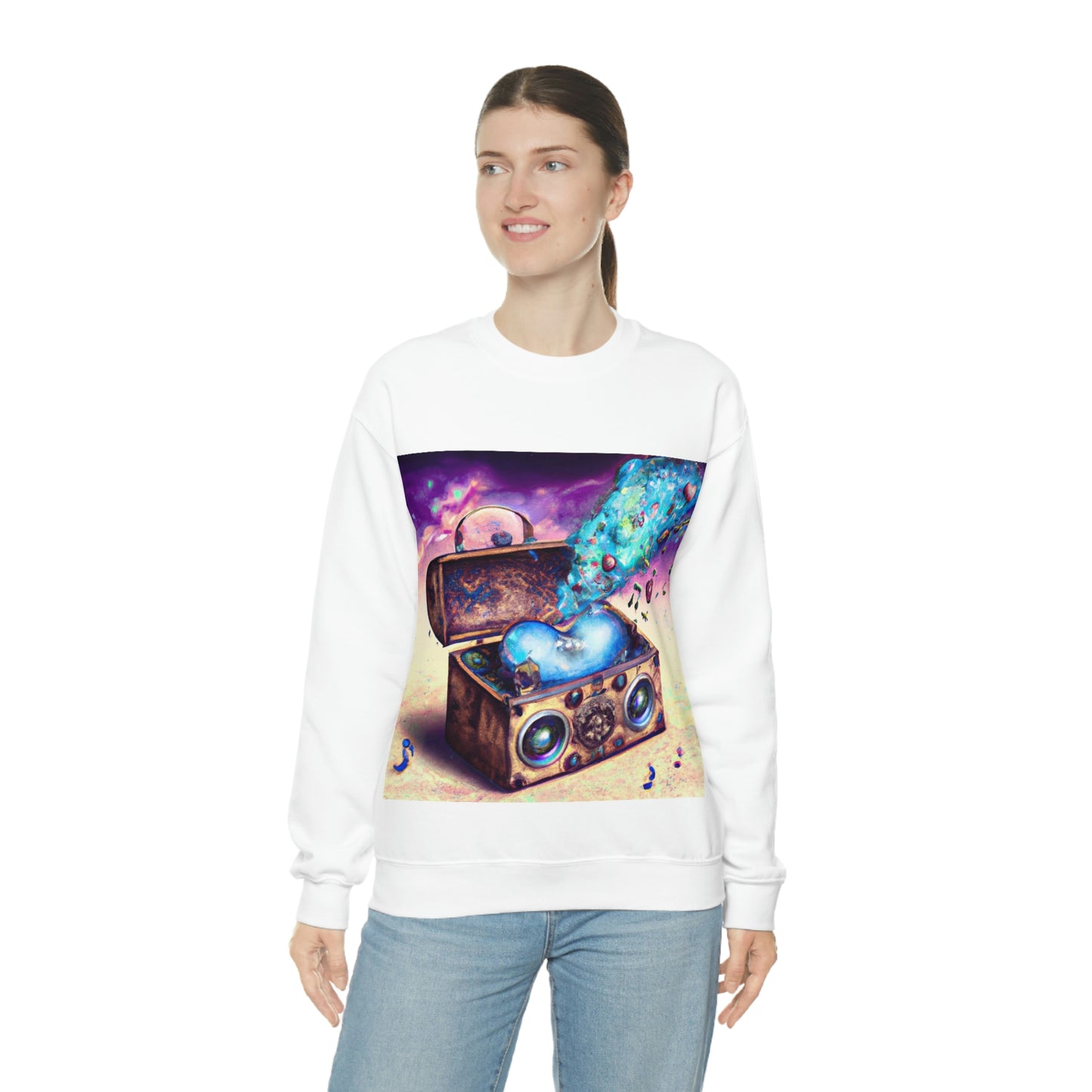 Unisex Heavy Blend™ Crewneck Sweatshirt-Music Lover